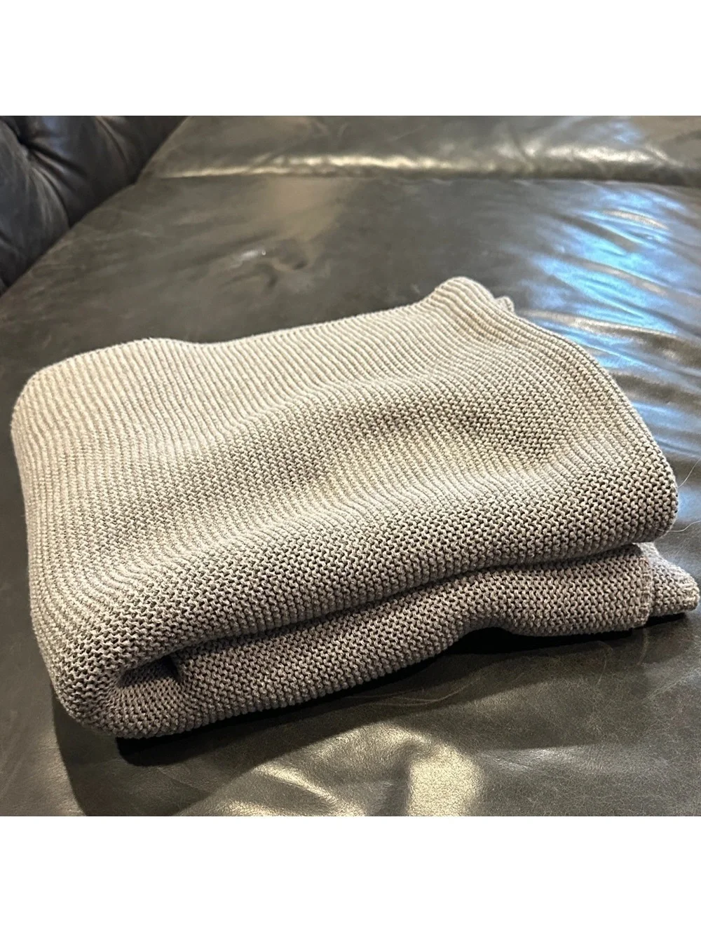 Elegant Gray Home Throw Blanket Gray Blankets & Throws Size 58”x51” lightweight